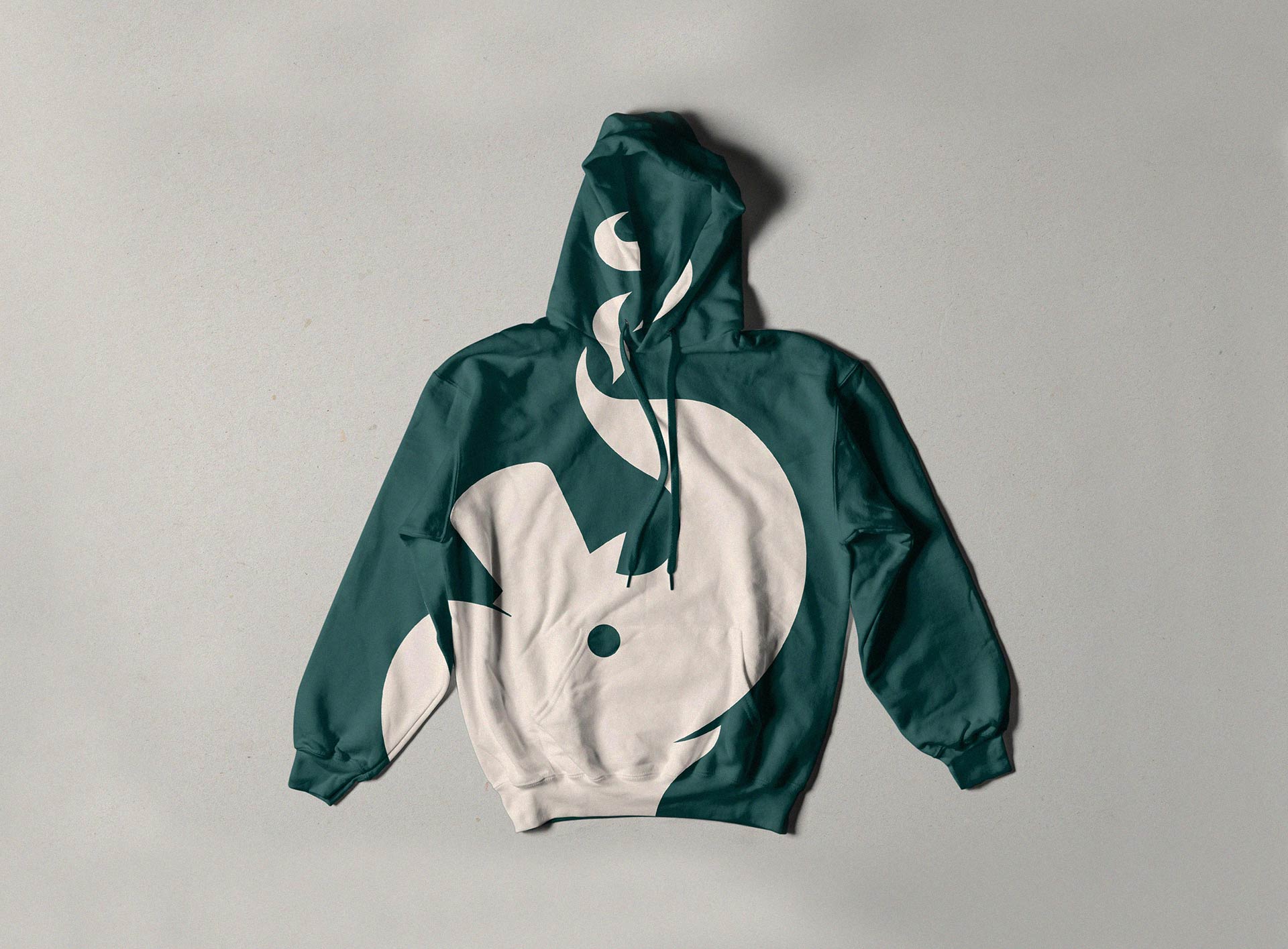 brand elephant design hoodie