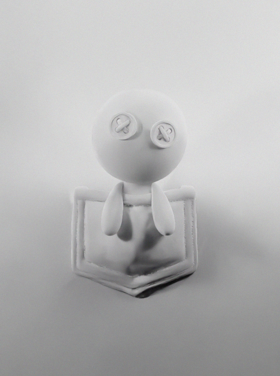 prototipo blanco de modelo 3d